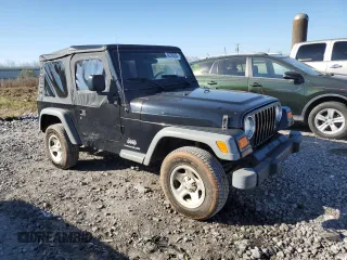 2005 Jeep Wrangler SE with VIN 1J4FA29195P366658, listed as a Copart auction lot 46220295 with 67,359 mi miles and Salvage Title. Bid and sale history available at carsss.com. Image 4.