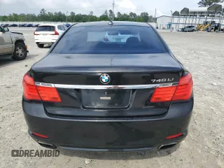 2011 BMW 7 Series 740Li with VIN WBAKB4C57BC574689, listed as a Copart auction lot 54701195 with 135,878 mi miles and Clean Title. Bid and sale history available at carsss.com. Image 6.