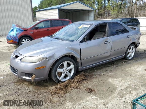 2008 Mazda 6 i Sport VE with VIN 1YVHP80C185M28336, listed as a Copart auction lot 50919245 with 229,955 mi miles and Salvage Title. Bid and sale history available at carsss.com. Image 1.