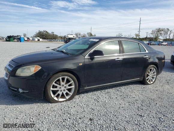 2008 Chevrolet Malibu LTZ with VIN 1G1ZK577884257924, listed as a Copart auction lot 87281164 with 0 mi miles and Salvage Title. Bid and sale history available at carsss.com. Image 1.