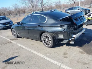 2019 BMW 5 Series 530i xDrive with VIN WBAJA7C50KG910787, listed as a IAAI auction lot 41761104 with 65,018 mi miles. Bid and sale history available at carsss.com. Image 3.