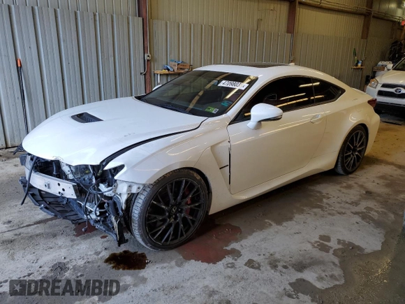 2017 Lexus RC F F z VIN JTHHP5BC6H5006305, wystawiony jako Copart lot #47098035 z przebiegiem 119 193 mil mil oraz Szkody całkowita. Historia ofert i sprzedaży dostępna na DreamBid. Obrazek 1.