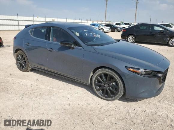 2021 Mazda Mazda3 Hatchback 2.5 Turbo Premium Plus with VIN JM1BPBNY3M1401234, listed as a Copart auction lot 53328655 with 20,056 mi miles and Salvage Title. Bid and sale history available at carsss.com. Image 4.