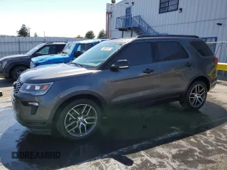 2018 Ford Explorer Sport z VIN 1FM5K8GT8JGA32035, wystawiony jako Copart lot #61410295 z przebiegiem 88 100 mil mil oraz Czysty tytuł • Clean title. Historia ofert i sprzedaży dostępna na DreamBid. Obrazek 1.