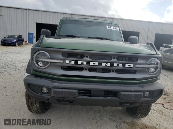 2024 Ford Bronco Big Bend with VIN 1FMDE7BH8RLA93453, listed as a Copart auction lot 49873645 with 1,379 mi miles and Salvage Title. Bid and sale history available at DreamBid. Image 5.