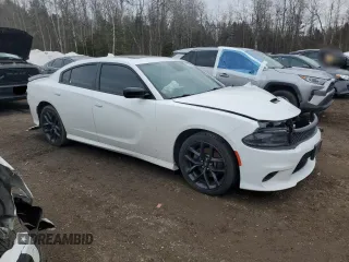 2021 Dodge Charger GT with VIN 2C3CDXHGXMH574056, listed as a Copart auction lot 49168975 with Not Provided miles and Salvage Title. Bid and sale history available at DreamBid. Image 4.