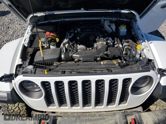 2023 Jeep Gladiator Rubicon with VIN 1C6JJTBG9PL546437, listed as a Copart auction lot 55516685 with 14,106 mi miles and Salvage title. Bid and sale history available at DreamBid. Image 11.