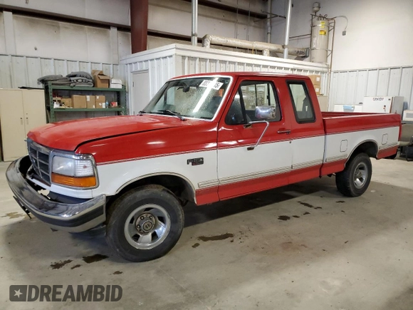 1995 Ford F-150 with VIN 1FTEX15N1SKA68827, listed as a Copart auction lot 88356145 with 0 mi miles and Salvage Title. Bid and sale history available at carsss.com. Image 1.