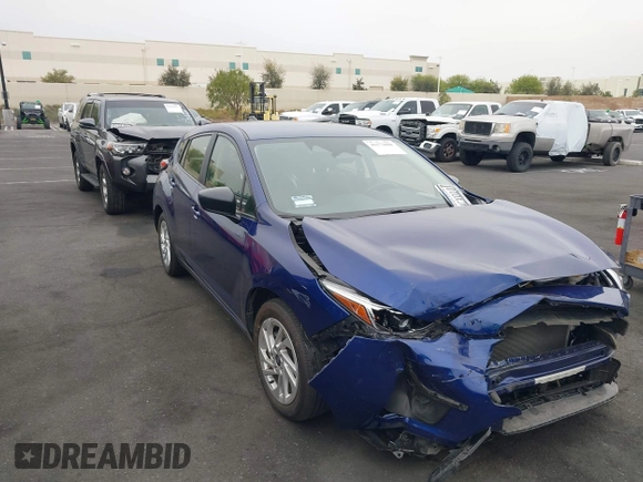2024 Subaru Impreza with VIN JF1GUABC7R8379504, listed as a IAAI auction lot 42172088 with 14,521 mi miles and . Bid and sale history available at DreamBid. Image 1.