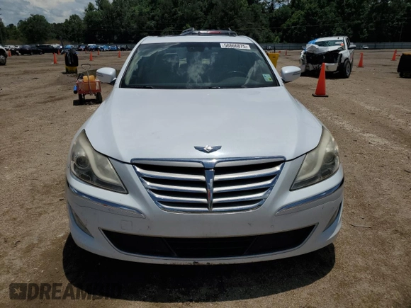2014 Hyundai Genesis 3.8L z VIN KMHGC4DD7EU262510, wystawiony jako Copart lot #58866875 z przebiegiem Nie podano mil oraz Szkoda całkowita • Salvage title. Historia ofert i sprzedaży dostępna na DreamBid. Obrazek 5.