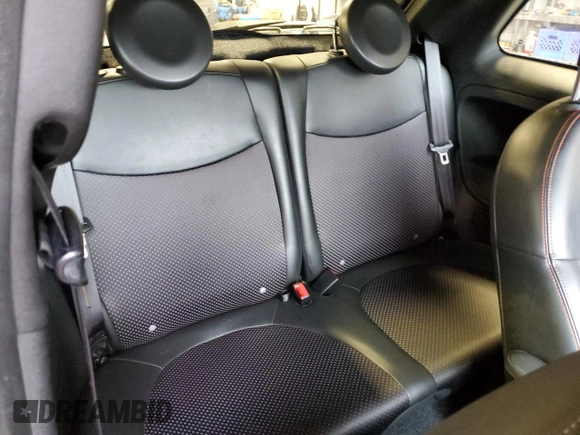 2015 FIAT 500e with VIN 3C3CFFGE6FT681555, listed as a Copart auction lot 88475495 with 36,254 mi miles and Salvage Title. Bid and sale history available at carsss.com. Image 10.