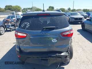 2020 Ford EcoSport SE with VIN MAJ6S3GL3LC317804, listed as a IAAI auction lot 41737555 with 67,582 mi miles and . Bid and sale history available at DreamBid. Image 17.