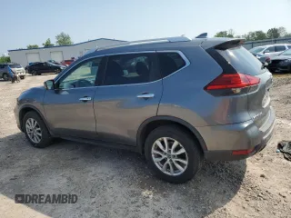 2017 Nissan Rogue SV with VIN KNMAT2MV9HP583331, listed as a Copart auction lot 60802305 with 126,265 mi miles and Salvage title. Bid and sale history available at DreamBid. Image 2.