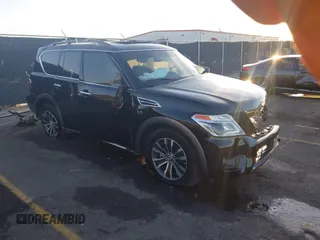 2020 Nissan Armada SL with VIN JN8AY2ND7L9111279, listed as a IAAI auction lot 41197246 with 20 mi miles. Bid and sale history available at carsss.com. Image 1.
