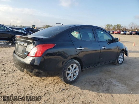 2014 Nissan Versa S with VIN 3N1CN7AP5EL851940, listed as a Copart auction lot 43917585 with 174,468 mi miles and Salvage Title. Bid and sale history available at carsss.com. Image 3.