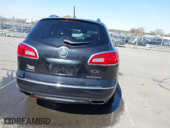 2015 Buick Enclave Leather with VIN 5GAKRBKD3FJ201891, listed as a IAAI auction lot 41860985 with 161,694 mi miles and . Bid and sale history available at carsss.com. Image 16.