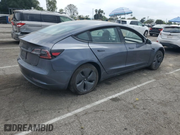 2023 Tesla Model 3 with VIN 5YJ3E1EA5PF542678, listed as a Copart auction lot 54438255 with 11,645 mi miles and Salvage Title. Bid and sale history available at carsss.com. Image 3.