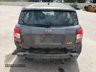 2014 Scion xD with VIN JTKKUPB41E1046114, listed as a Copart auction lot 54599235 with 125,979 mi miles and Salvage title. Bid and sale history available at DreamBid. Image 6.