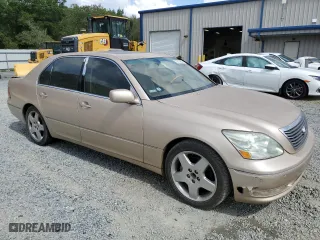 2005 Lexus LS 430 with VIN JTHBN36F755025512, listed as a Copart auction lot 72913954 with 198,378 mi miles and Clean Title. Bid and sale history available at carsss.com. Image 4.