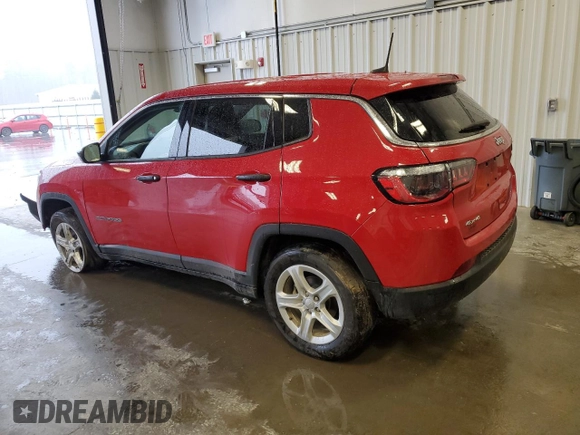 2023 Jeep Compass Sport z VIN 3C4NJDANXPT537086, wystawiony jako Copart lot #49070265 z przebiegiem 14 929 mil mil oraz Szkoda całkowita • Salvage title. Historia ofert i sprzedaży dostępna na DreamBid. Obrazek 2.