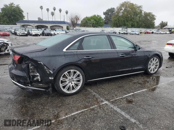 2015 Audi A8 L 4.0T with VIN WAU32AFD3FN004897, listed as a Copart auction lot 43602063 with 53,271 mi miles. Bid and sale history available at carsss.com. Image 3.
