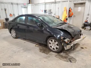 2008 Honda Civic Sdn LX with VIN 1HGFA16588L000243, listed as a Copart auction lot 52807875 with 215,383 mi miles and Non Repairable. Bid and sale history available at carsss.com. Image 4.