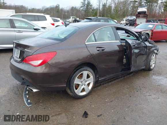 2015 Mercedes-Benz CLA 250 with VIN WDDSJ4GB6FN193681, listed as a IAAI auction lot 41846945 with Not Provided miles and . Bid and sale history available at DreamBid. Image 4.