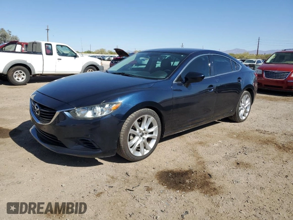 2015 Mazda 6 i Touring with VIN JM1GJ1V57F1200771, listed as a Copart auction lot 54210375 with 125,077 mi miles and Clean Title. Bid and sale history available at carsss.com. Image 1.