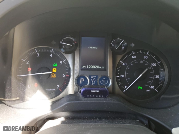 2011 Lexus GX 460 Premium with VIN JTJJM7FX8B5035183, listed as a Copart auction lot 50241255 with 120,820 mi miles and Salvage Title. Bid and sale history available at carsss.com. Image 9.