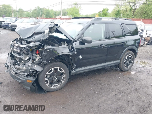 2021 Ford Bronco Sport Outer Banks with VIN 3FMCR9C62MRB34114, listed as a IAAI auction lot 42202200 with 51,854 mi miles and . Bid and sale history available at DreamBid. Image 2.