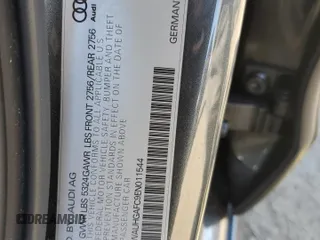 2014 Audi A6 Prestige z VIN WAUHGAFC9EN011544, wystawiony jako Copart lot #48683895 z przebiegiem Nie podano mil oraz Szkoda całkowita • Salvage title. Historia ofert i sprzedaży dostępna na DreamBid. Obrazek 13.