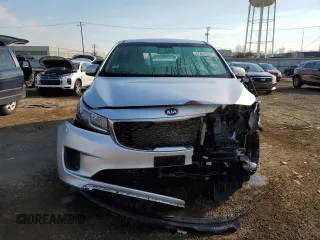 2016 Kia Sedona L with VIN KNDMA5C10G6150374, listed as a Copart auction lot 47452935 with 93,001 mi miles and Salvage Title. Bid and sale history available at carsss.com. Image 5.
