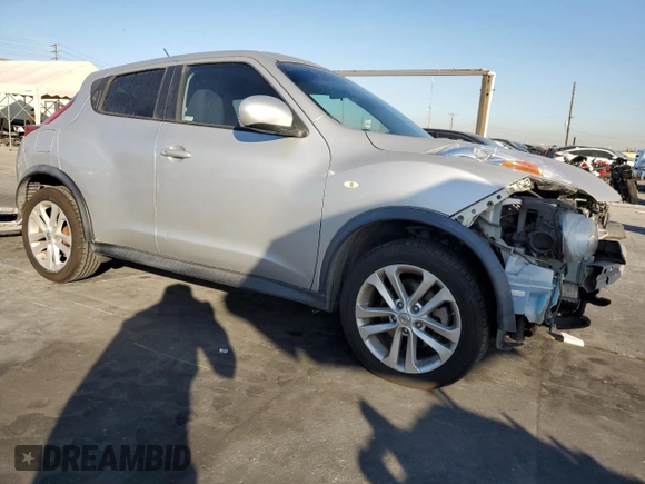 2013 Nissan Juke SV with VIN JN8AF5MV3DT221624, listed as a Copart auction lot 84809294 with 0 mi miles and Salvage Title. Bid and sale history available at carsss.com. Image 4.