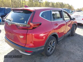 2020 Honda CR-V EX with VIN 5J6RW2H57LL011527, listed as a IAAI auction lot 41886326 with 84,959 mi miles. Bid and sale history available at carsss.com. Image 4.