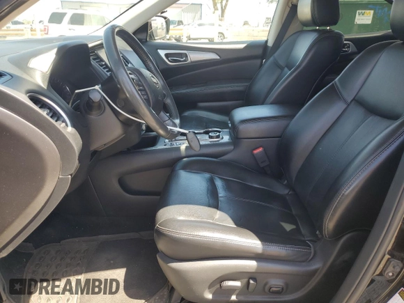 2017 Nissan Pathfinder Platinum with VIN 5N1DR2MM7HC653947, listed as a Copart auction lot 57311315 with 161,209 mi miles and Salvage title. Bid and sale history available at DreamBid. Image 7.