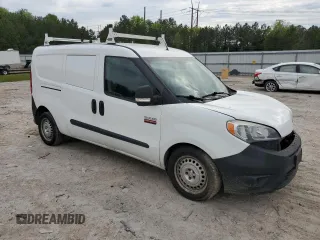 2017 Ram ProMaster City Cargo Tradesman with VIN ZFBERFAB5H6D68185, listed as a Copart auction lot 87757165 with 88,922 mi miles and Salvage Title. Bid and sale history available at DreamBid. Image 4.