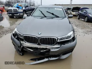 2017 BMW 7 Series 750i with VIN WBA7F0C33HGM22010, listed as a Copart auction lot 45919333 with 0 mi miles. Bid and sale history available at carsss.com. Image 5.