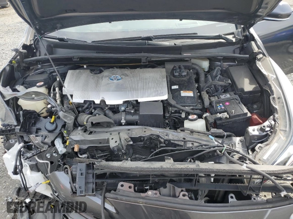 2020 Toyota Prius LE with VIN JTDL9RFU3L3013121, listed as a Copart auction lot 52423385 with 75,229 mi miles and Salvage title. Bid and sale history available at DreamBid. Image 12.