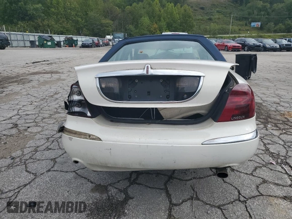 1998 Lincoln Continental with VIN 1LNFM97V8WY676657, listed as a Copart auction lot 73322134 with 0 mi miles and Salvage Title. Bid and sale history available at carsss.com. Image 6.