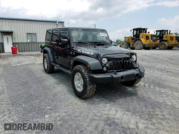2017 Jeep Wrangler Unlimited Sport with VIN 1C4BJWDG3HL738241, listed as a Copart auction lot 60310865 with 113,526 mi miles and Salvage title. Bid and sale history available at DreamBid. Image 14.