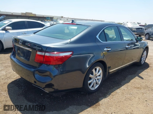 2007 Lexus LS 460 with VIN JTHBL46F275026095, listed as a IAAI auction lot 42168849 with 241,137 mi miles. Bid and sale history available at carsss.com. Image 4.