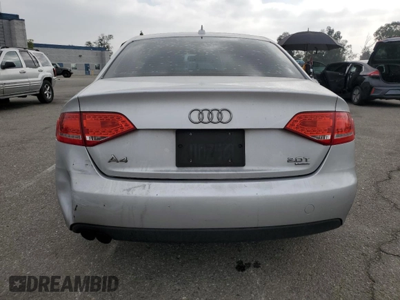2012 Audi A4 Premium with VIN WAUBFAFL1CN012984, listed as a Copart auction lot 65837295 with 142,547 mi miles and Salvage title. Bid and sale history available at DreamBid. Image 6.
