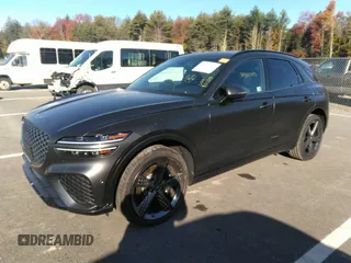 2023 Genesis GV70 2.5T with VIN KMUMADTB5PU139818, listed as a IAAI auction lot 41336368 with 609 mi miles and . Bid and sale history available at DreamBid. Image 2.