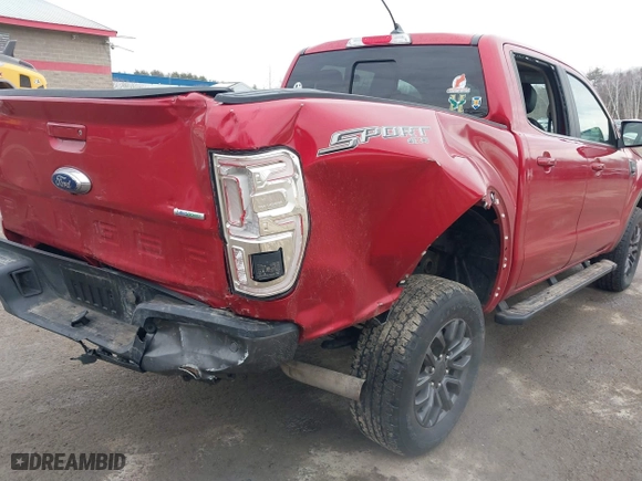 2020 Ford Ranger XL with VIN 1FTER4FH5LLA59886, listed as a IAAI auction lot 41721687 with 26,550 mi miles. Bid and sale history available at carsss.com. Image 6.