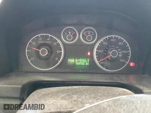 2006 Ford Fusion SE with VIN 3FAFP07Z76R219711, listed as a Copart auction lot 53355135 with 153,722 mi miles and Salvage Title. Bid and sale history available at DreamBid. Image 9.