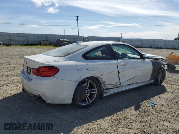 2016 BMW 4 Series 435i z VIN WBA3R1C51GK529405, wystawiony jako Copart lot #52704835 z przebiegiem Nie podano mil oraz Szkoda całkowita • Salvage title. Historia ofert i sprzedaży dostępna na DreamBid. Obrazek 3.