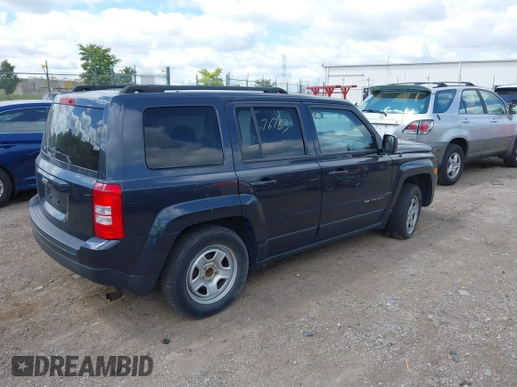 2014 Jeep Patriot Sport z VIN 1C4NJPBA1ED643023, wystawiony jako IAAI lot #40076783 z przebiegiem 164 025 mil mil oraz . Historia ofert i sprzedaży dostępna na DreamBid. Obrazek 4.