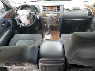 2018 Nissan Armada SV with VIN JN8AY2ND0J9052654, listed as a Copart auction lot 64750694 with 160,102 mi miles and Salvage Title. Bid and sale history available at carsss.com. Image 8.