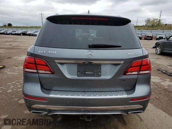 2018 Mercedes-Benz GLE 350 with VIN 4JGDA5HB8JB107428, listed as a Copart auction lot 55230145 with 110,000 mi miles and Salvage title. Bid and sale history available at DreamBid. Image 6.