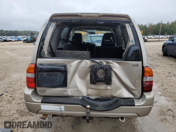 2001 Suzuki XL7 Touring z VIN JS3TY92V714106251, wystawiony jako Copart lot #79281204 z przebiegiem 334 901 mil mil oraz Szkoda całkowita • Salvage title. Historia ofert i sprzedaży dostępna na DreamBid. Obrazek 6.